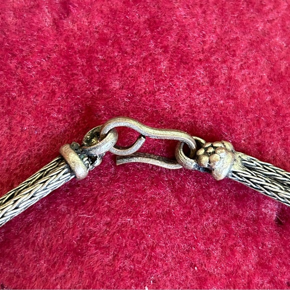 Gorgeous Vintage Antique Rajasthani Necklace Ethnic Silver Choker Oxidized Metal - Picture 5 of 6